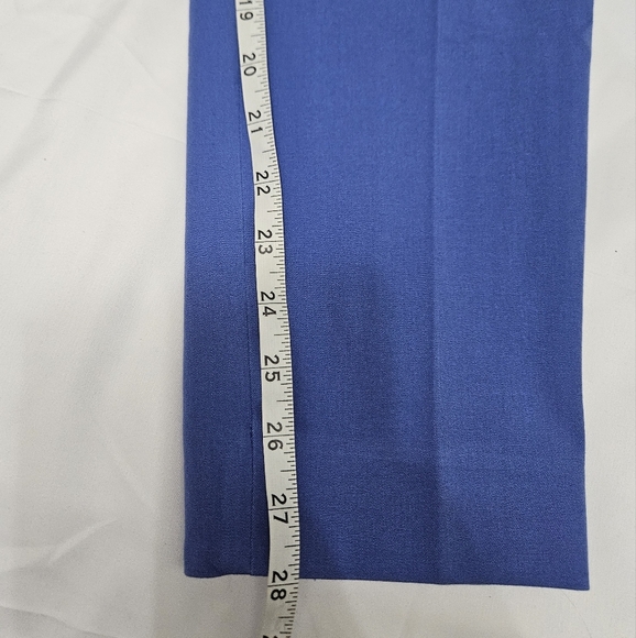 Talbots Blue Chatham Ankle Pants With Side Zip! - Picture 7 of 7